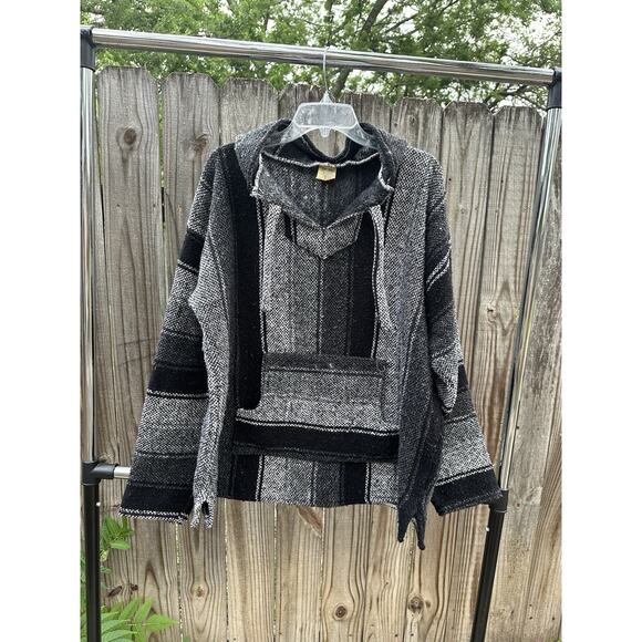 Vel-Mex Mexican Black Vintage Pull Over | Size XL - Picture 1 of 5
